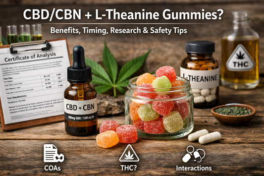 CBD/CBN + L-Theanine Gummies: Do They Work for Calm Focus or Sleep? (What to Look For)