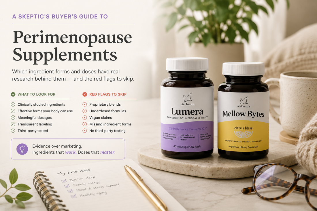 Best Perimenopause Supplements: What to Actually Look for on the Label