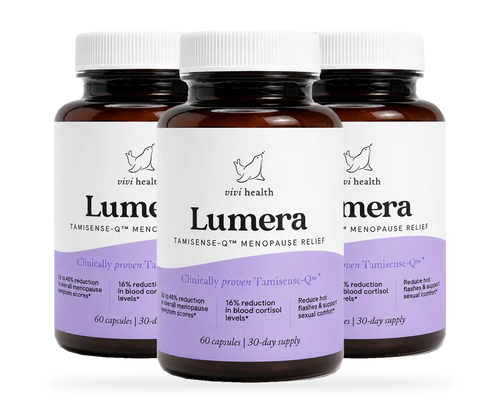Three bottles of Lumera